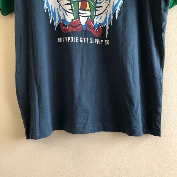 Ugly Christmas T-Shirt Elf D**k In A Box Funny Joke Holiday Tee Shirt Blue - Picture 11 of 14